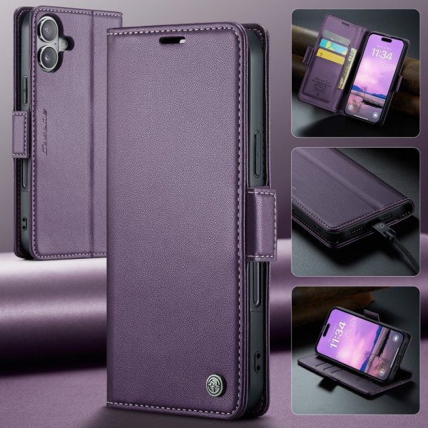 CaseMe iPhone 16 Suojakotelo 023-sarja Violetti