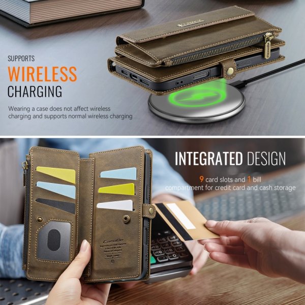 CaseMe iPhone 16 C39 Series Ruskea suojakotelo