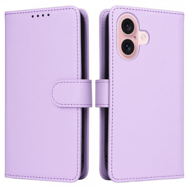 Betopnice iPhone 16 -kotelo irrotettavalla kuorella 005 Violetti