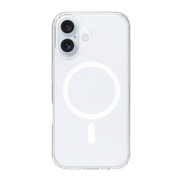 Rvelon iPhone 16 Plus -kuori TPU MagSafe Läpinäkyvä