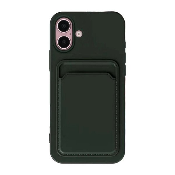 iPhone 16 Plus Kuoret Korttipidike Vihreä