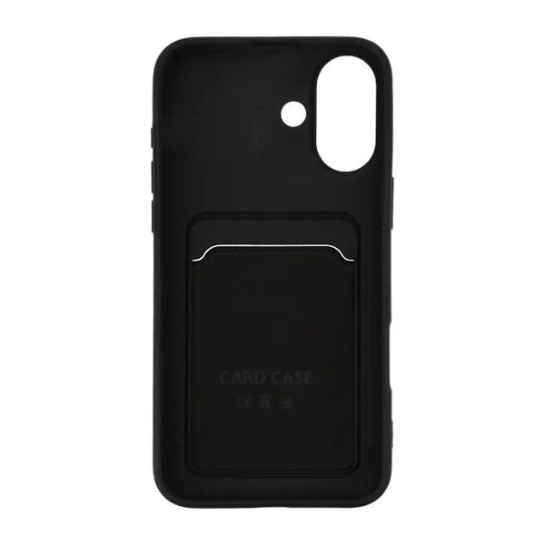 iPhone 16 Plus Kuoret Korttiteline Musta