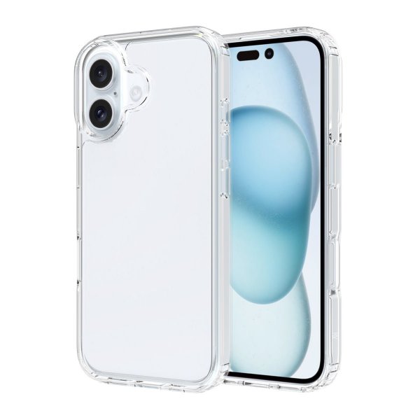 Rvelon iPhone 16 Plus Kuori Iskunkestävä Läpinäkyvä