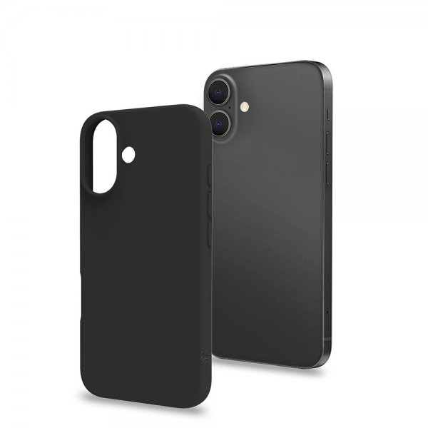Celly iPhone 16 Plus Kuori CROMO Musta