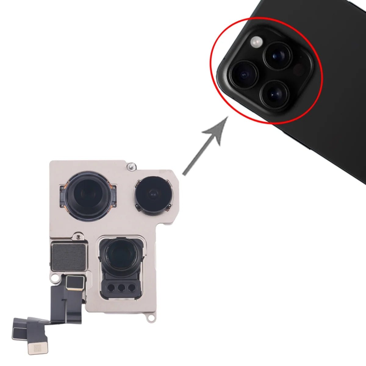 iPhone 16 Pron alkuperäinen takakamera