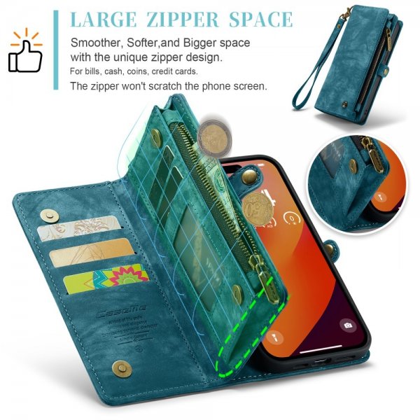 CaseMe iPhone 16 Pro Fodral 008 Series Irrotettava Kuori Sininen