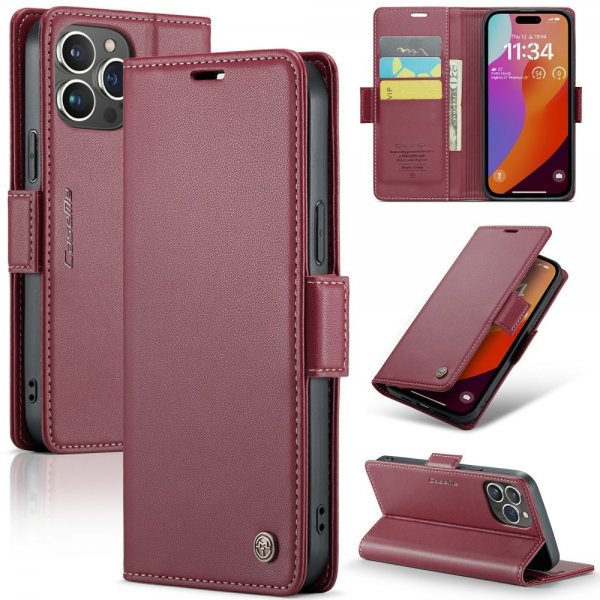 CaseMe iPhone 16 Pro -kuori 023 Series Punainen