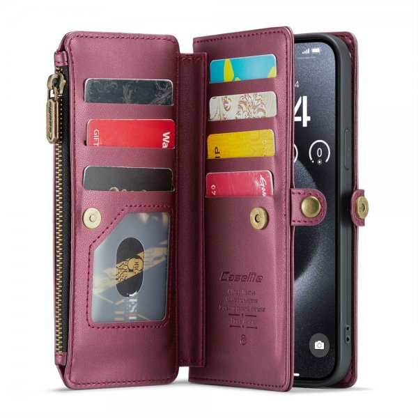 CaseMe iPhone 16 Pro -suojakuori C36 Series Punainen