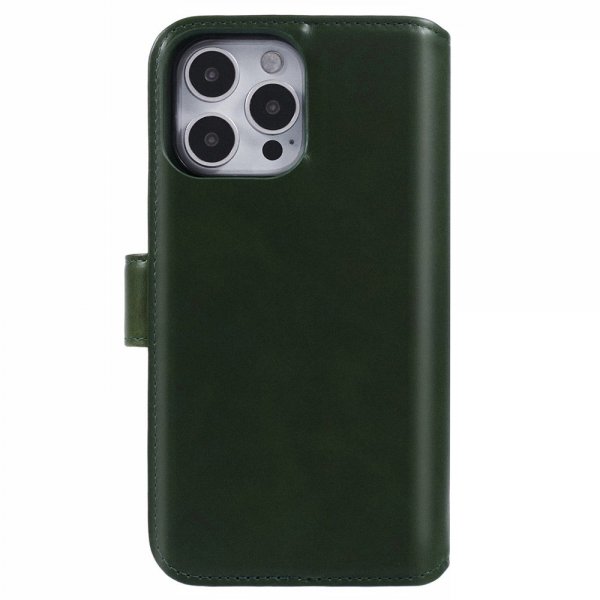 Nordic Covers iPhone 16 Pro -suojakuori MagLeather Juniper Green