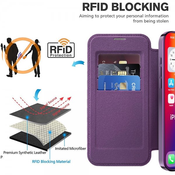 iPhone 16 Pro Kotelo MagSafe Violetti