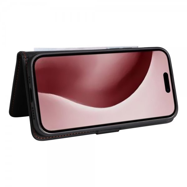 Betopnice iPhone 16 Pro -kuori irrotettavalla suojuksella 005 Musta