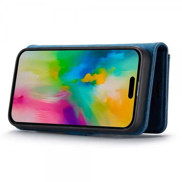 Dg.Ming iPhone 16 Pro -kotelo irrotettavalla kuorella, sininen