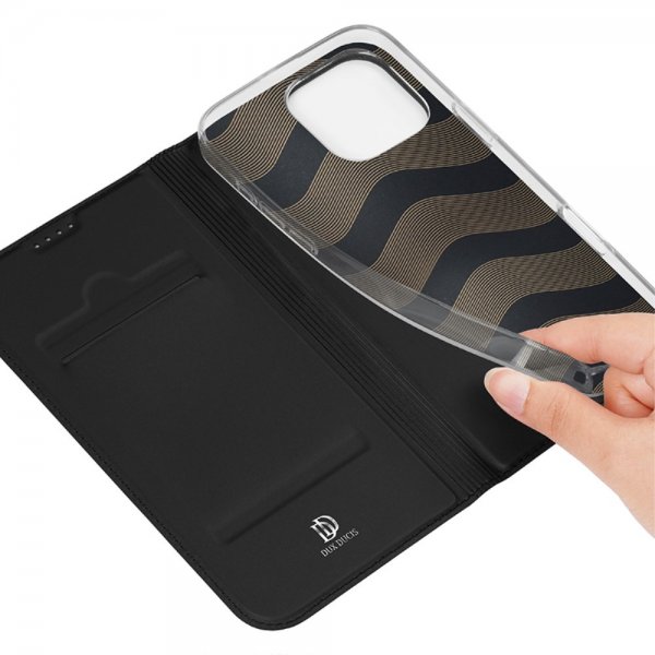 Dux Ducis iPhone 16 Pro -kuori Skin Pro Series, musta