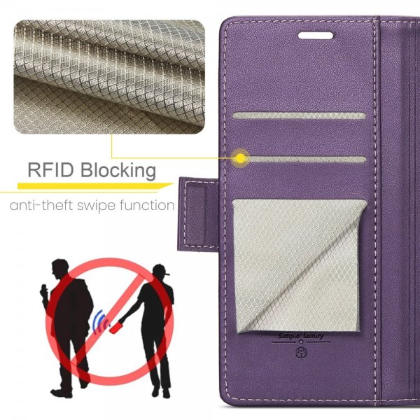 CaseMe iPhone 16 Pro Max -suojakotelo 023-sarja, violetti