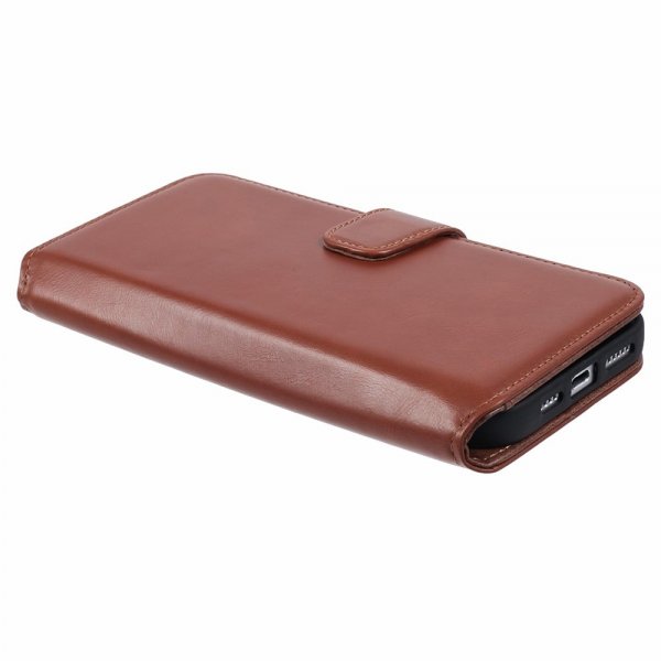 Nordic Covers iPhone 16 Pro Max Essential Leather Maple Brown -kotelo