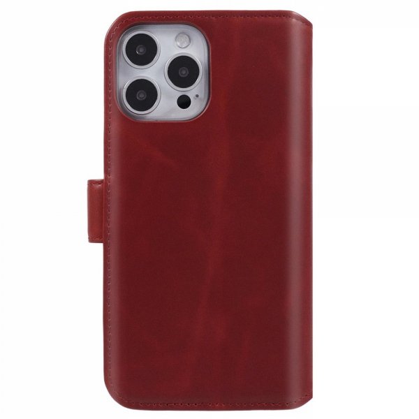 Nordic Covers iPhone 16 Pro Max Essential Leather -suojakotelo, Poppy Red