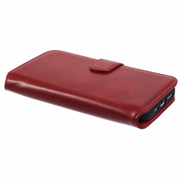 Nordic Covers iPhone 16 Pro Max Essential Leather -suojakotelo, Poppy Red
