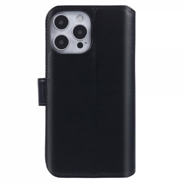 Nordic Covers iPhone 16 Pro Max -suojakotelo Essential Leather Raven Black