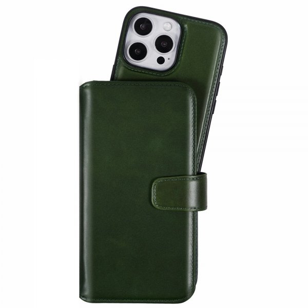 Nordic Covers iPhone 16 Pro Max -suojakotelo MagLeather Juniper Green