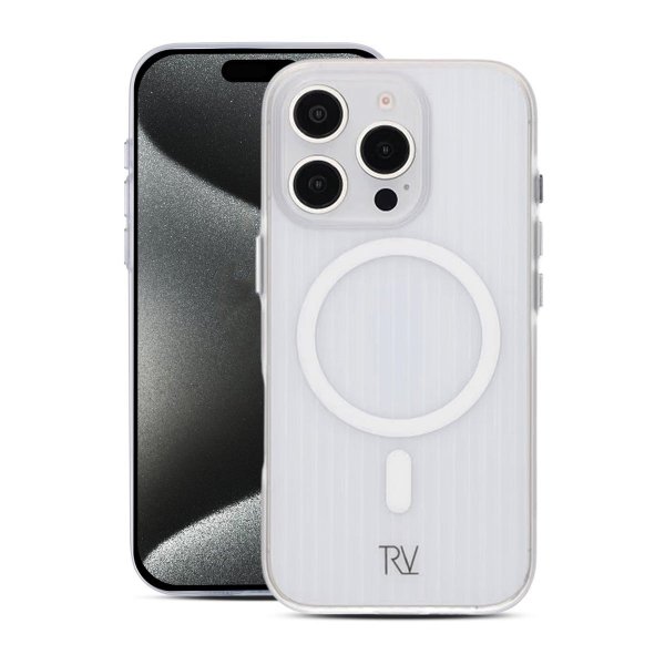 Rvelon iPhone 16 Pro Max Kuori Aaltopahvi MagSafe Läpinäkyvä