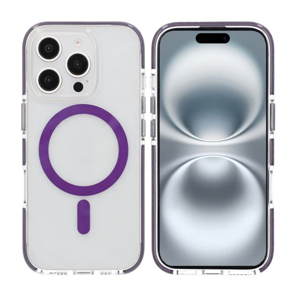 iPhone 16 Pro Max Kuori Iskunkestävä MagSafe Violetti