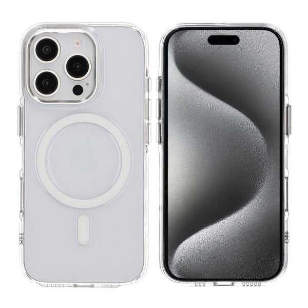 Rvelon iPhone 16 Pro Max Kuoret Kamerasuoja MagSafe Läpinäkyvä
