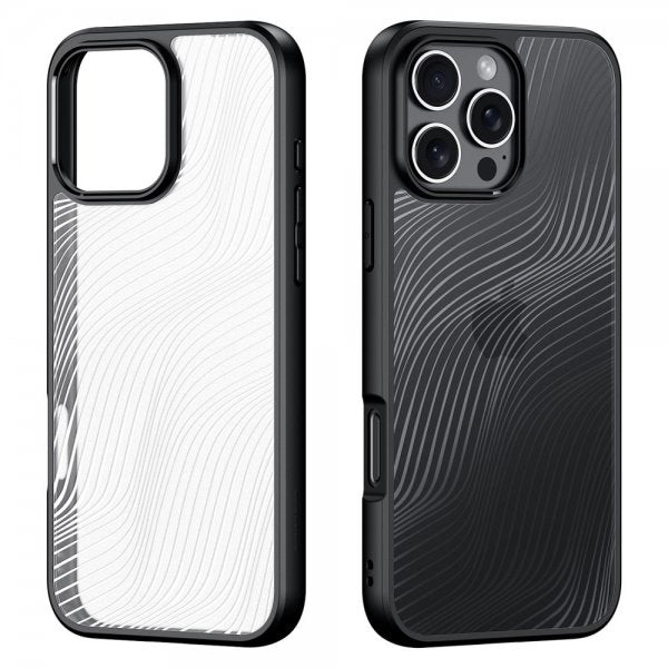 Dux Ducis iPhone 16 Pro Max -suojakuori Aimo Series Musta