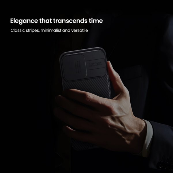 Nillkin iPhone 16 Pro Max -suojakuori CamShield Pro MagSafe Sininen