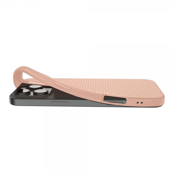 Spigen iPhone 16 Pro Max -suojakuori Liquid Air Rose Titanium
