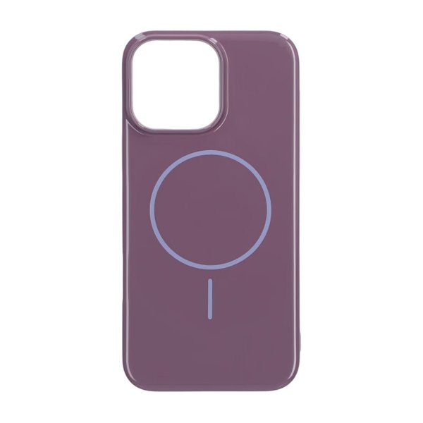 iPhone 16 Pro Max Kuori TPU MagSafe Kiiltävä Violetti
