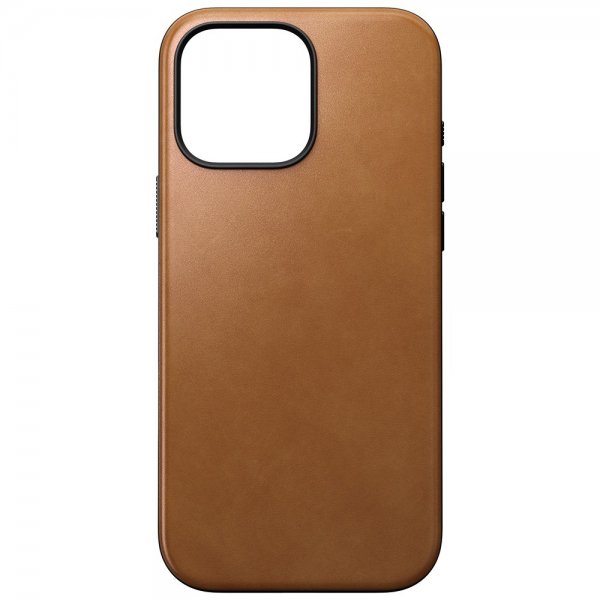 Nomad iPhone 16 Pro Max -kuori Modern Leather Case English Tan