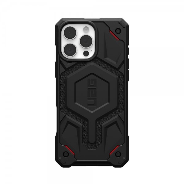 Urban Armor Gear (UAG) iPhone 16 Pro Max -suojakuori Monarch Pro Kevlar MagSafe, musta