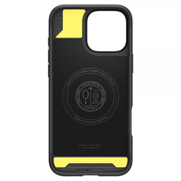 Spigen iPhone 16 Pro Max -suojakuori Rugged Armor MagFit Matte Black