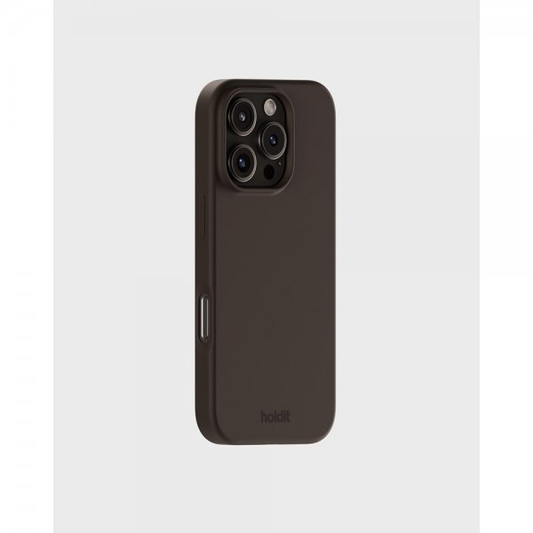 holdit iPhone 16 Pro Max Kuoret Silikoni Chocolate