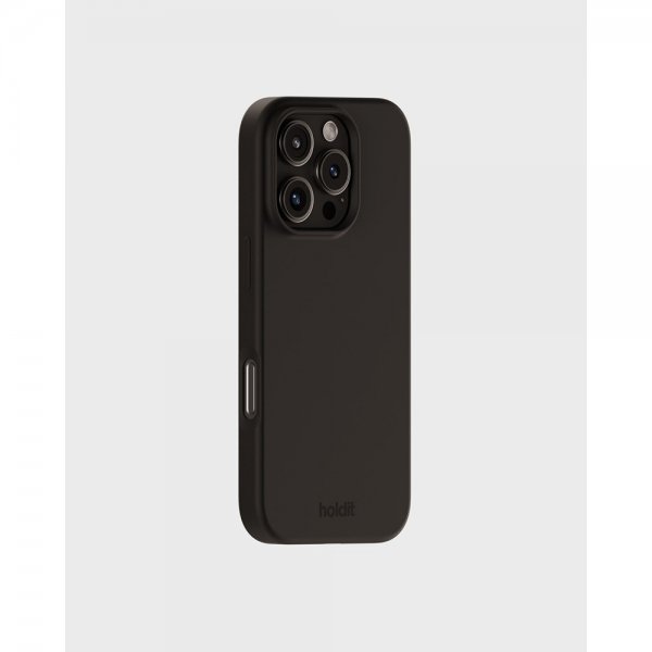 holdit iPhone 16 Pro Max Kuori Silikoni Musta