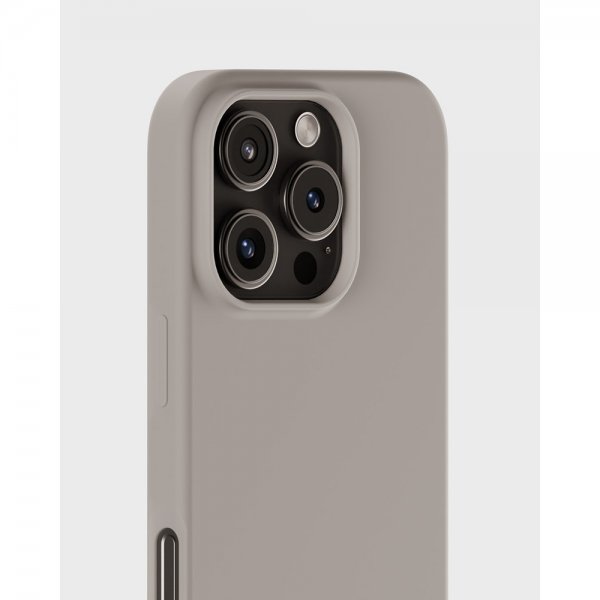 holdit iPhone 16 Pro Max -silikonikuori, Taupe