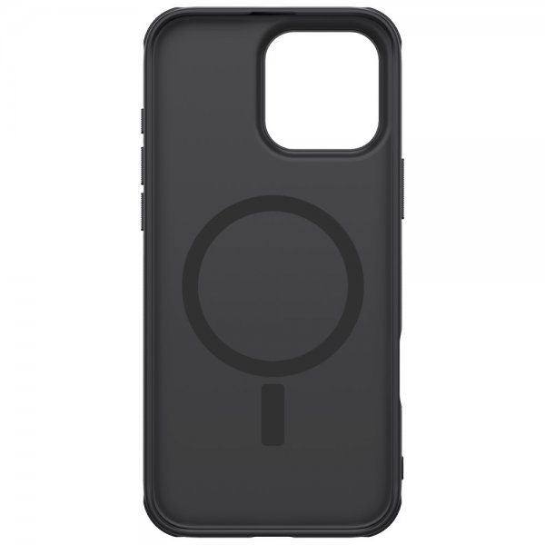 Nillkin iPhone 16 Pro Max -suojakuori Super Frosted Shield Pro MagSafe, musta