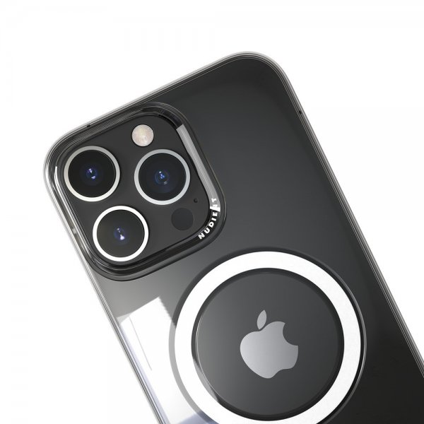 Nudient iPhone 16 Pro Max Kuori Thin Case MagSafe Läpinäkyvä