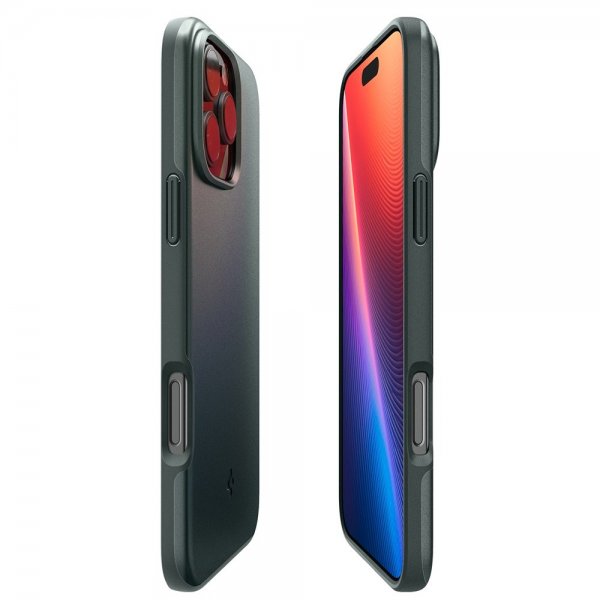 Spigen iPhone 16 Pro Max Kuori Thin Fit MagFit Abyss Green