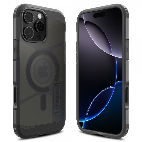 Spigen iPhone 16 Pro Max Kuori Tough Armor T MagFit Frost Black
