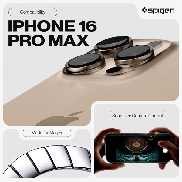 Spigen iPhone 16 Pro Max Kuori Tough Armor T MagFit Frost Black