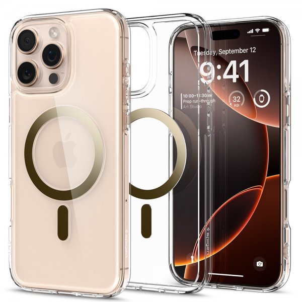 Spigen iPhone 16 Pro Max Kuori Ultra Hybrid MagFit Kulta