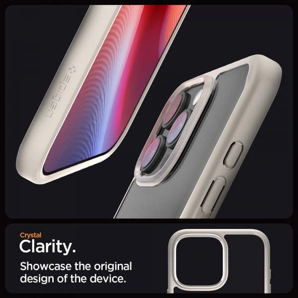 Spigen iPhone 16 Pro Max Kuori Ultra Hybrid Natural Titanium