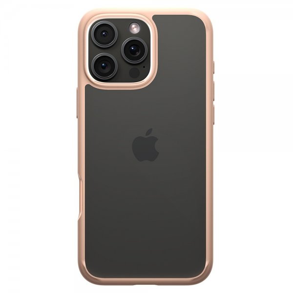 Spigen iPhone 16 Pro Max -suojakuori Ultra Hybrid Rose Titanium