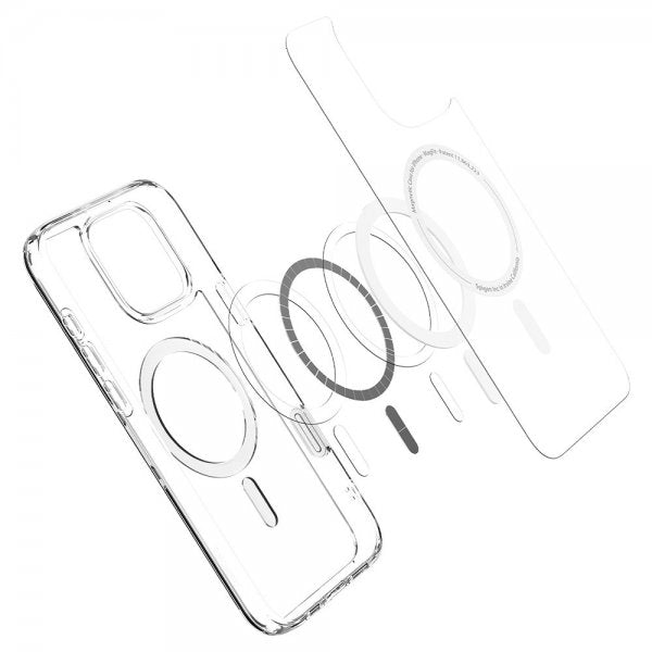 Spigen iPhone 16 Pro Max Kuori Ultra Hybrid T MagFit Clear White