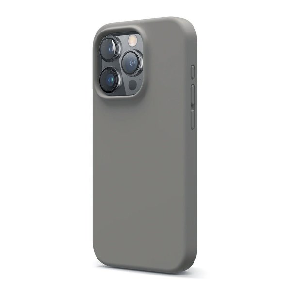 Rvelon iPhone 16 Pro Kuori Silikoni MagSafe Harmaa