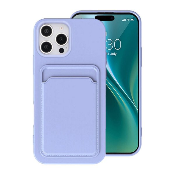 iPhone 16 Pro Kuoret Korttipidike Liila