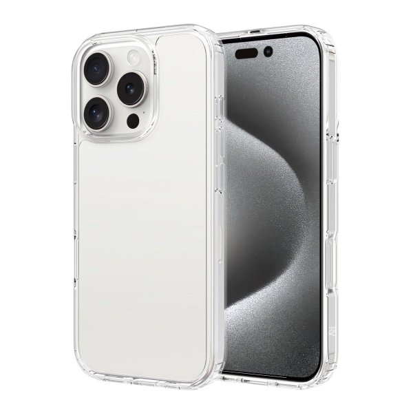 Rvelon iPhone 16 Pro Kuori Läpinäkyvä TPU Läpinäkyvä