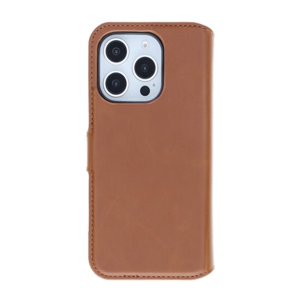 Rvelon iPhone 16 Pro -kotelo magneettisesti irrotettava kuori, ruskea