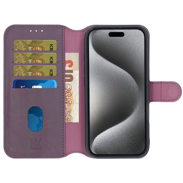 Rvelon iPhone 16 Pro -magneettikotelo, irrotettava, violetti